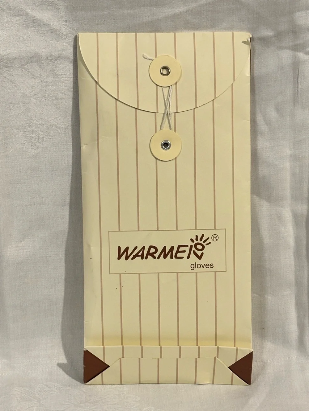 WARMEN Sheepskin Leather Touchscreen Gloves Cashmere Wool Lined 8.5 NWT